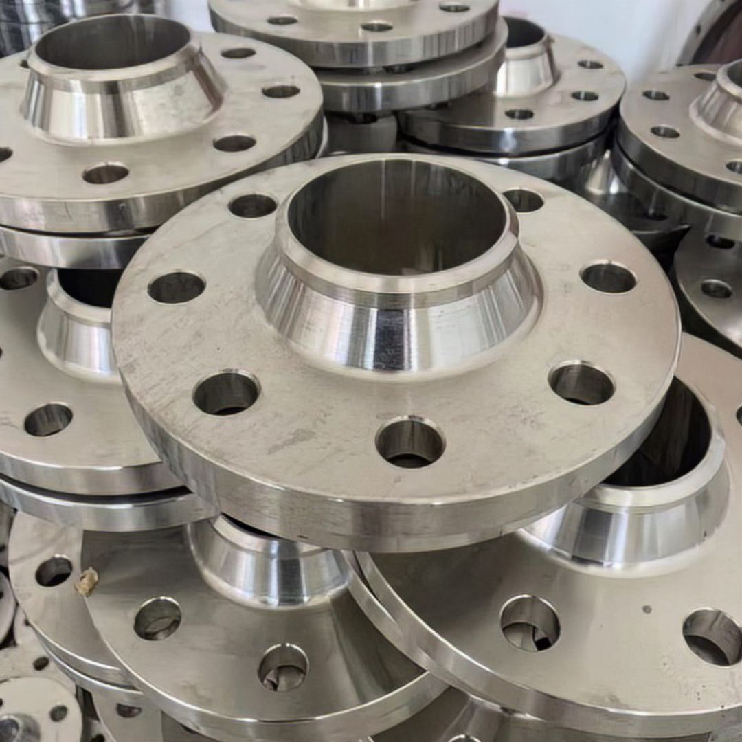 Stainless steel butt weld flange